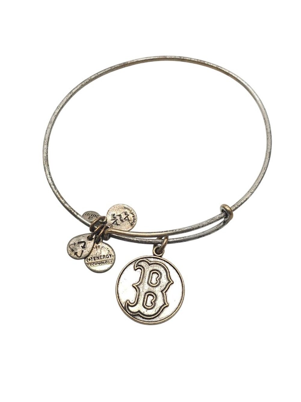 Boston Red Sox Alex & Ani Charm Bangle Bracelet Silver Tone MLB Jewelry 2012